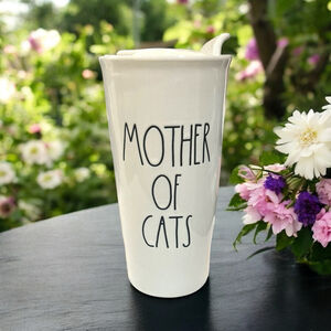Rae Dunn Travel Mug Collectible With Lid Cat Lover Travel Mug Mother of Cats